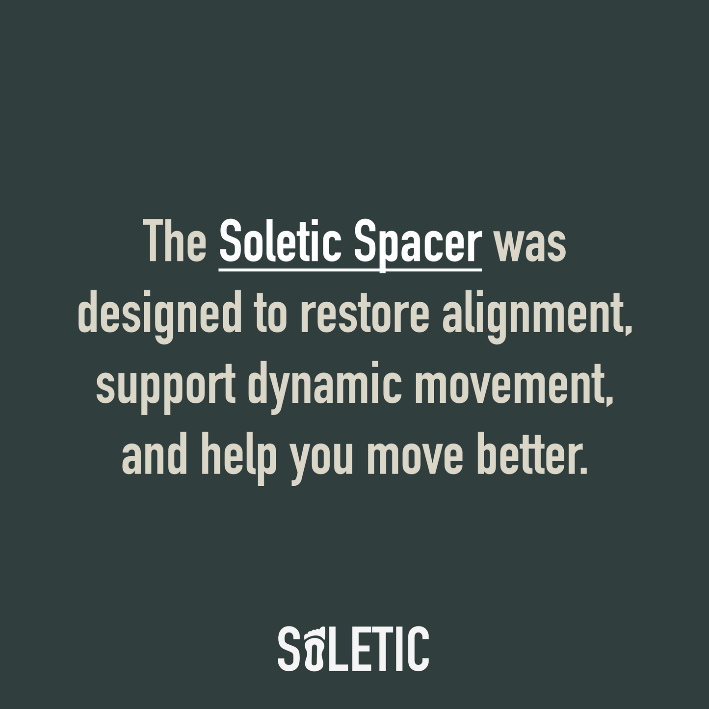 Soletic Spacer